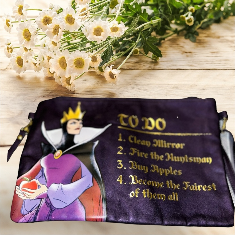 Disney Park Snow White Witch Purple Purse Bag